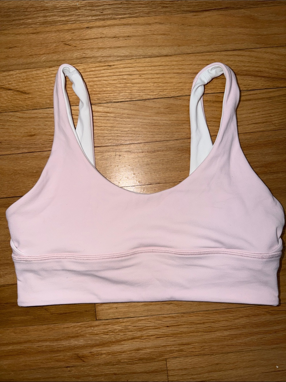 Light Pink Women's Scoop Neck Bralette